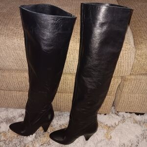 Lerre Thigh High Leather Boots